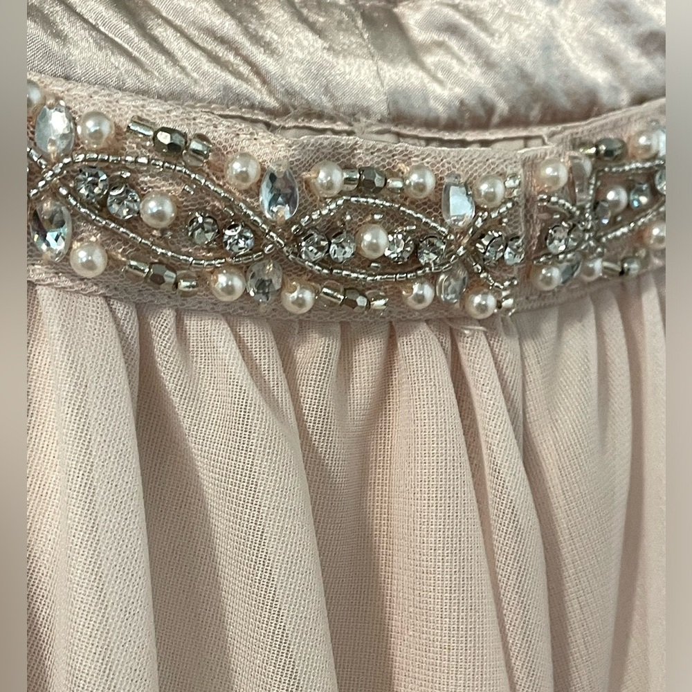 NWT Sequin Hearts Blush Beaded & Lace 2 Piece Formal HOCO Prom Dress  Size 18 - Picture 6 of 9
